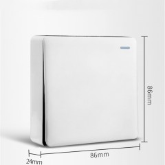 Interrupteur moderne et simple plat
