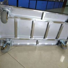 Chariot de transport en acier inoxydable pliant