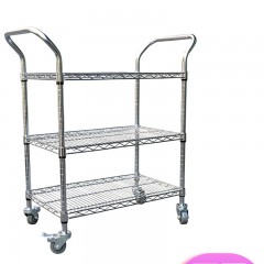 Chariot de transport en acier inoxydable