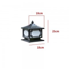Lampe de pilier de jardin à LED étanche