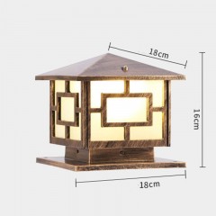 Lampe de pilier de jardin à LED étanche