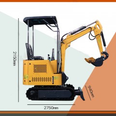 Petite d'excavatrice pour travaux de construction