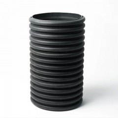 Tuyau de drainage à double paroi en PEHD à soufflet de gros calibre