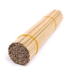 Brochette de  BBQ en bambou 3*20mm coupée à plat et polie