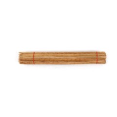 Brochette de  BBQ en bambou 3*20mm coupée à plat et polie