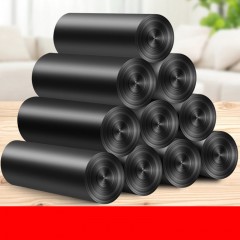 XIANGLEMEI Sac poubelle noir avec cordon jetable