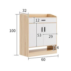 Armoire à chaussures multicouche en bois grande capacité