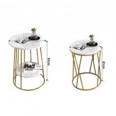 Petite table ronde en fer forgé