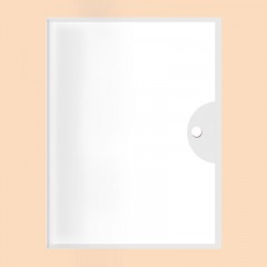Couverture en plastique pour papier A3 grande capacité multicouche