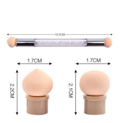 Stylo éponge double tête pour manucure