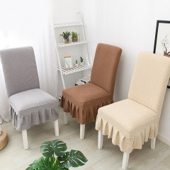 Housse de chaise à motif oscillant