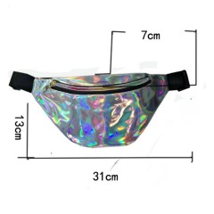 Sac banane laser pu sac bandoulière