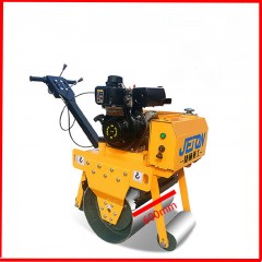 Rouleau compresseur à main simple et avec double roue en acier à vibration hydraulique