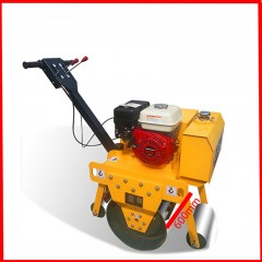 Rouleau compresseur à main simple et avec double roue en acier à vibration hydraulique