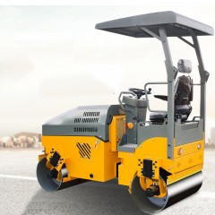 Rouleau compacteur Type de conduite Double roue en acier