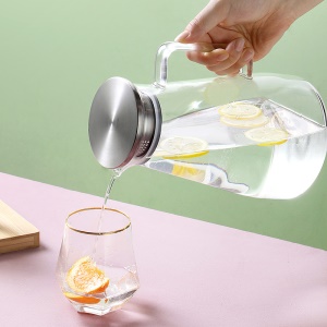 Bouilloire en verre  résistant à haute température