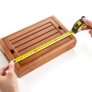 Mètre ruban en feuille d'acier inoxydable