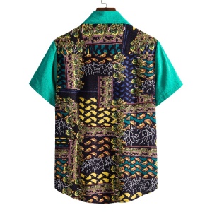 Chemise homme à motif irrégulier