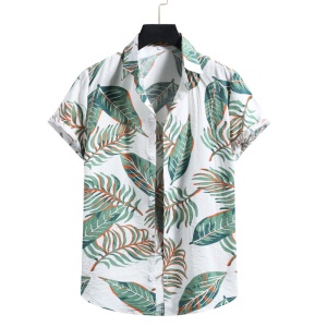 Chemise homme à motif floral