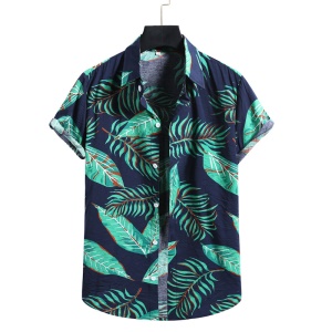 Chemise homme à motif floral