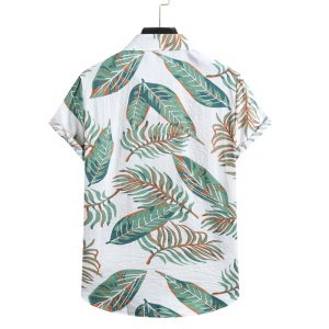 Chemise homme à motif floral