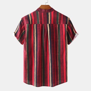 Chemise homme avec motif à rayures