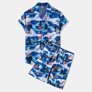 Ensemble décontracté chemise + bermuda