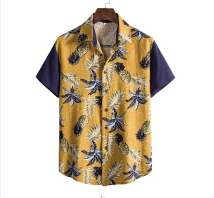 Chemise homme à motif irrégulier