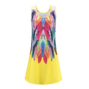 Robe courte avec bretelles