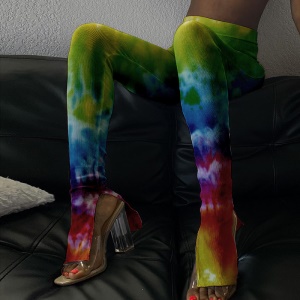 Pantalon à cordon filant ouvert au pied