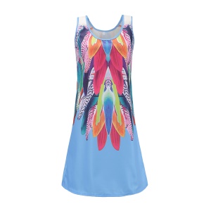 Robe courte avec bretelles