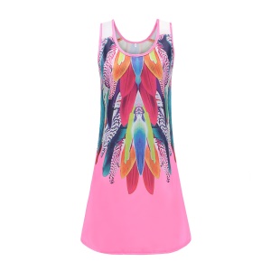Robe courte avec bretelles