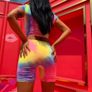 Ensemble haut + short 2 pièces pour femmes