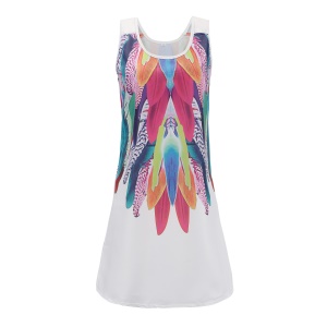 Robe courte avec bretelles