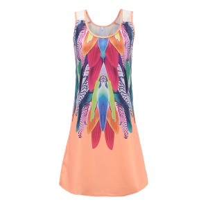 Robe courte avec bretelles