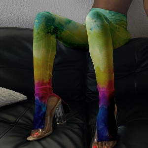 Pantalon à cordon filant ouvert au pied