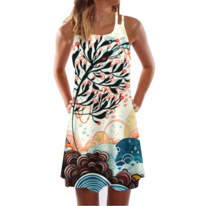 Robe courte et ample sans manches