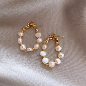 Boucles d'oreille de perles