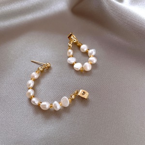 Boucles d'oreille de perles