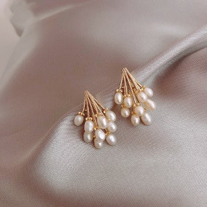 Boucles d'oreille de perles