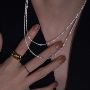 Collier de perle pendentif en cœur