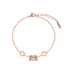Petit bracelet à anneau e rondelle