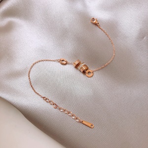 Petit bracelet à anneau e rondelle