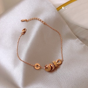 Petit bracelet à anneau e rondelle