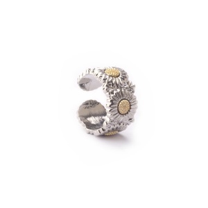 Bague à motif fleuri