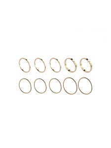Ensemble de bagues ultrafines bijoux pour femmes