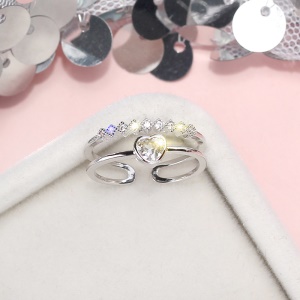 Bague ouvert créative et chic