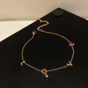 Bracelet de cheville en alliage de titane
