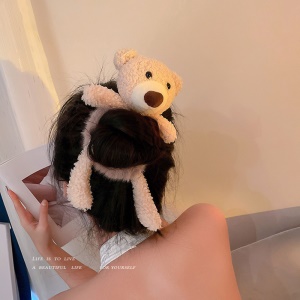 Attache cheveux avec décoration ours pour les enfants