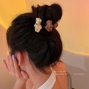Attache cheveux avec dessin animé pour les filles